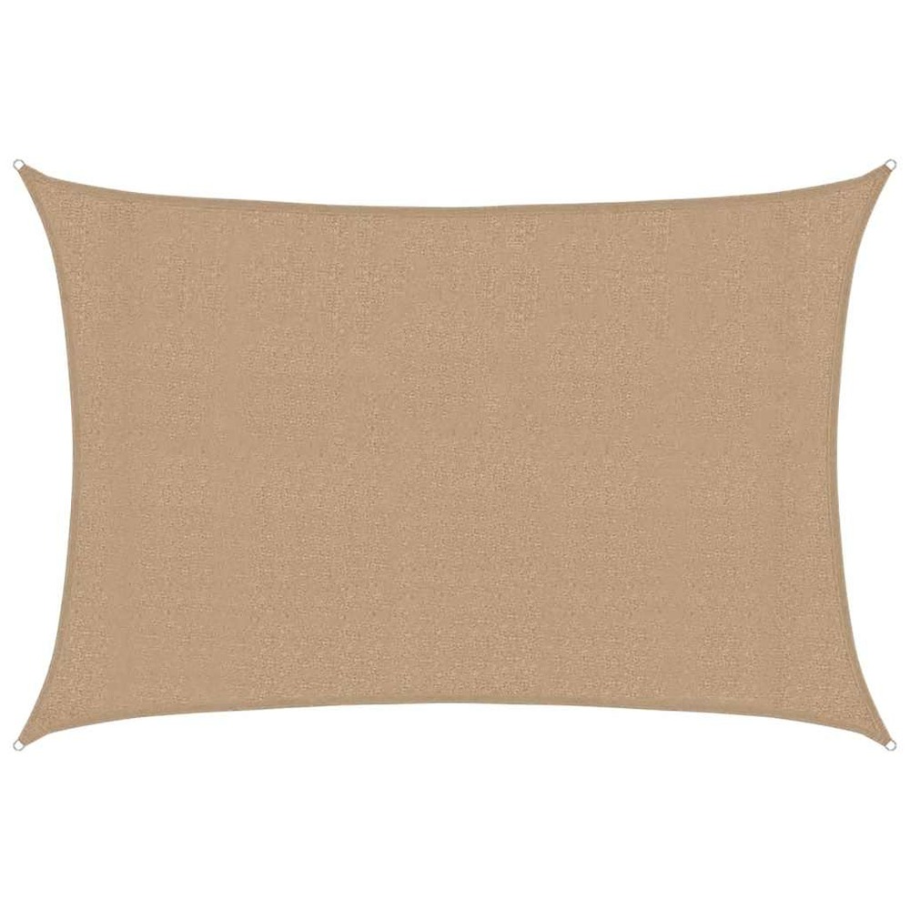 Voile d'ombrage 160 g/m² taupe 3x4 m pehd
