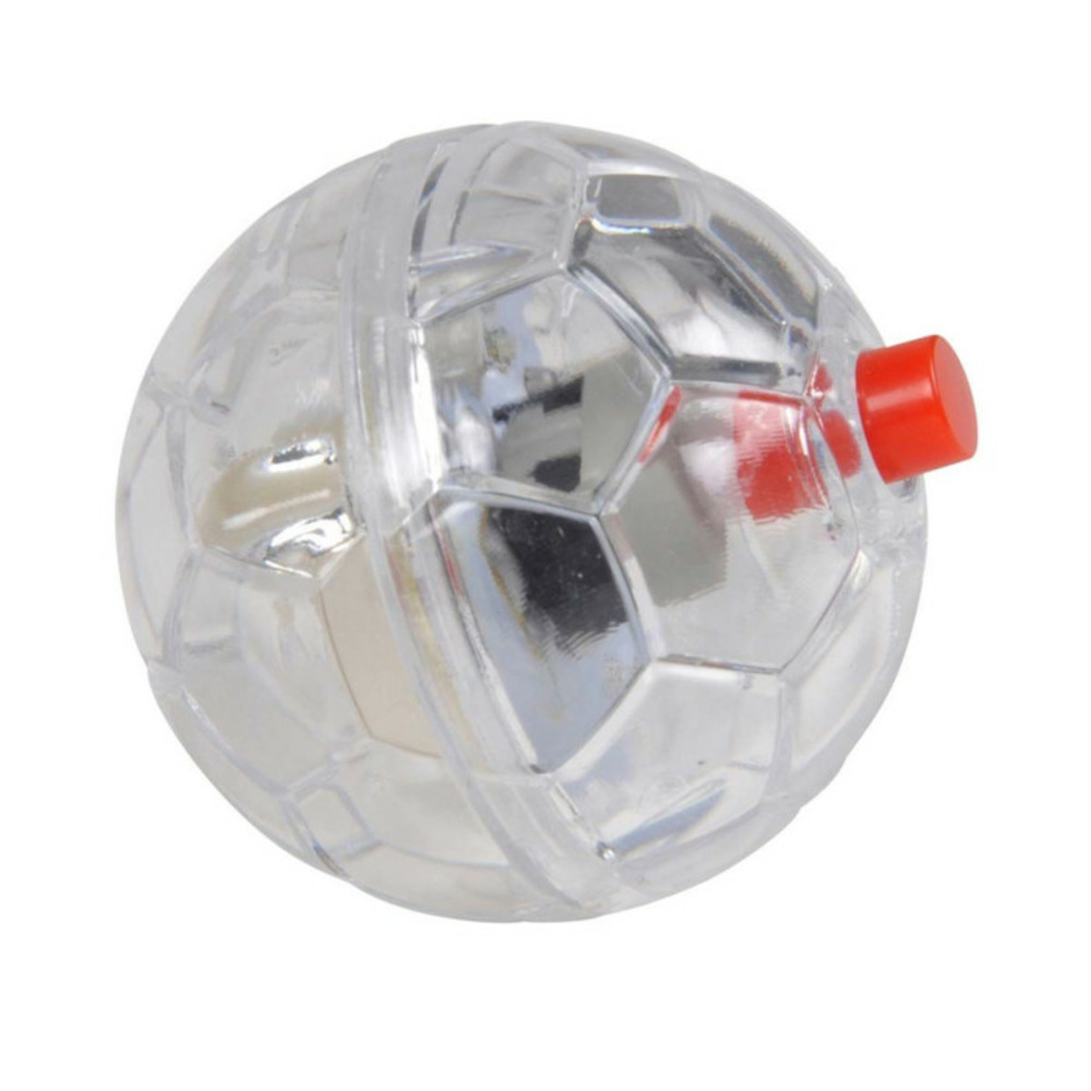 Jouet pour chat balle lumineuse 3cm argent