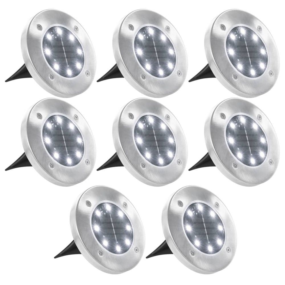 LAMPE SOLAIRE DE SOL 8 PCS L 2-(865456)