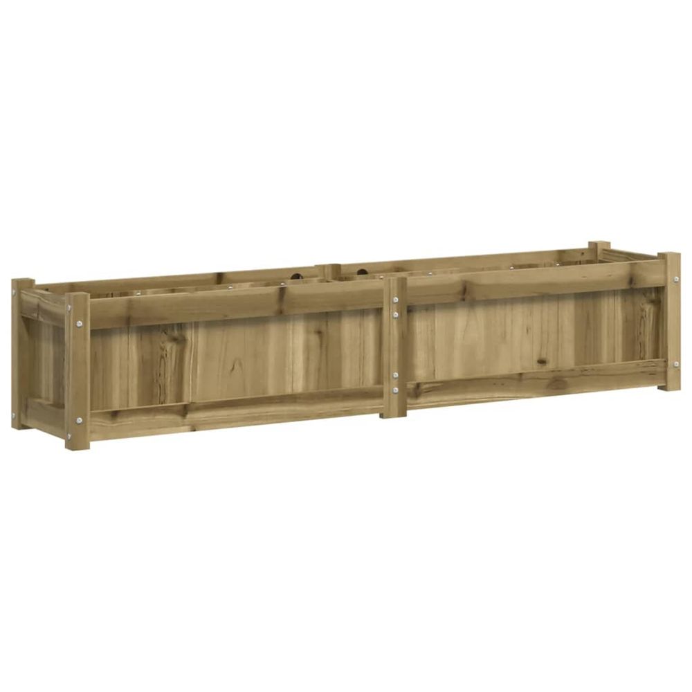 Jardinière d'extérieur 150x31x31 cm bois de pin imprégné