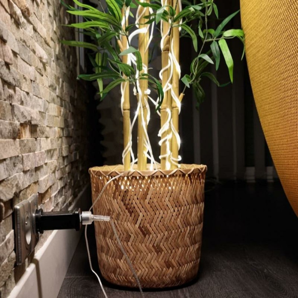 Guirlande solaire et secteur 200 mini led 20m