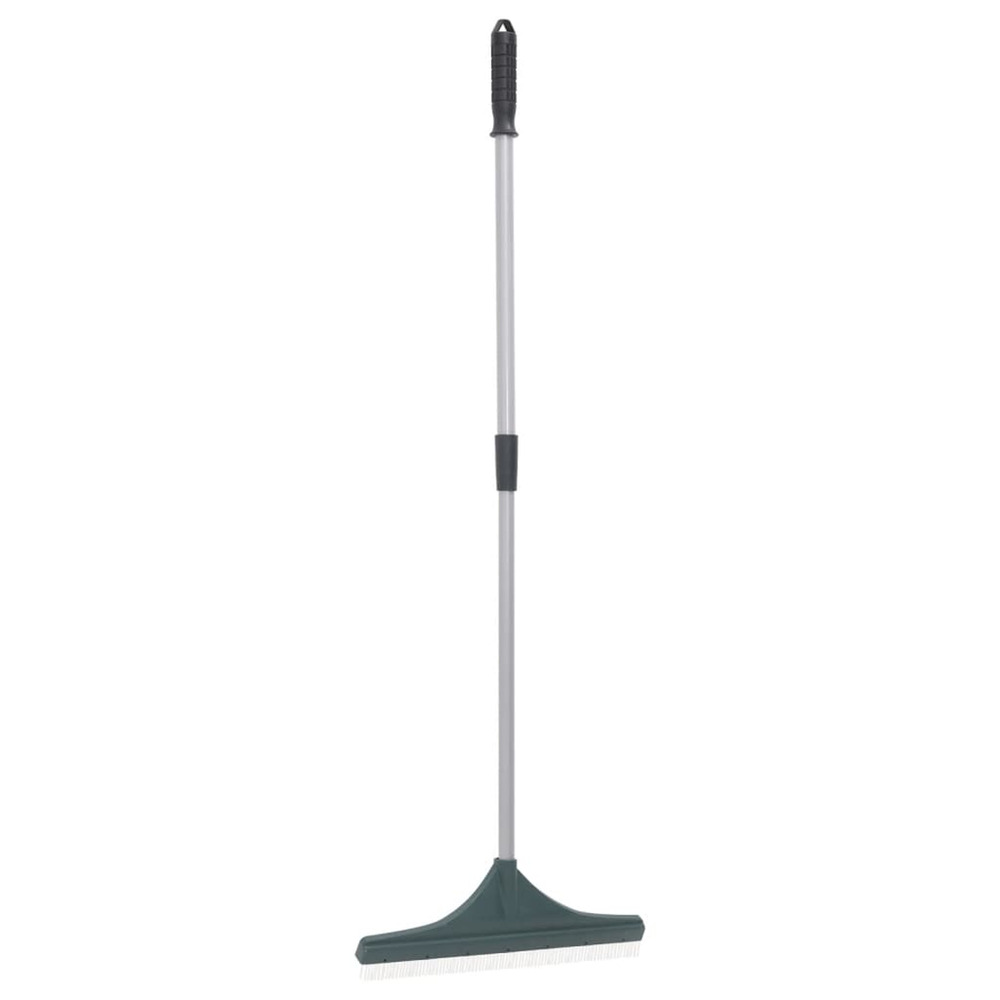 Râteau à gazon artificiel vert foncé 131 cm pp