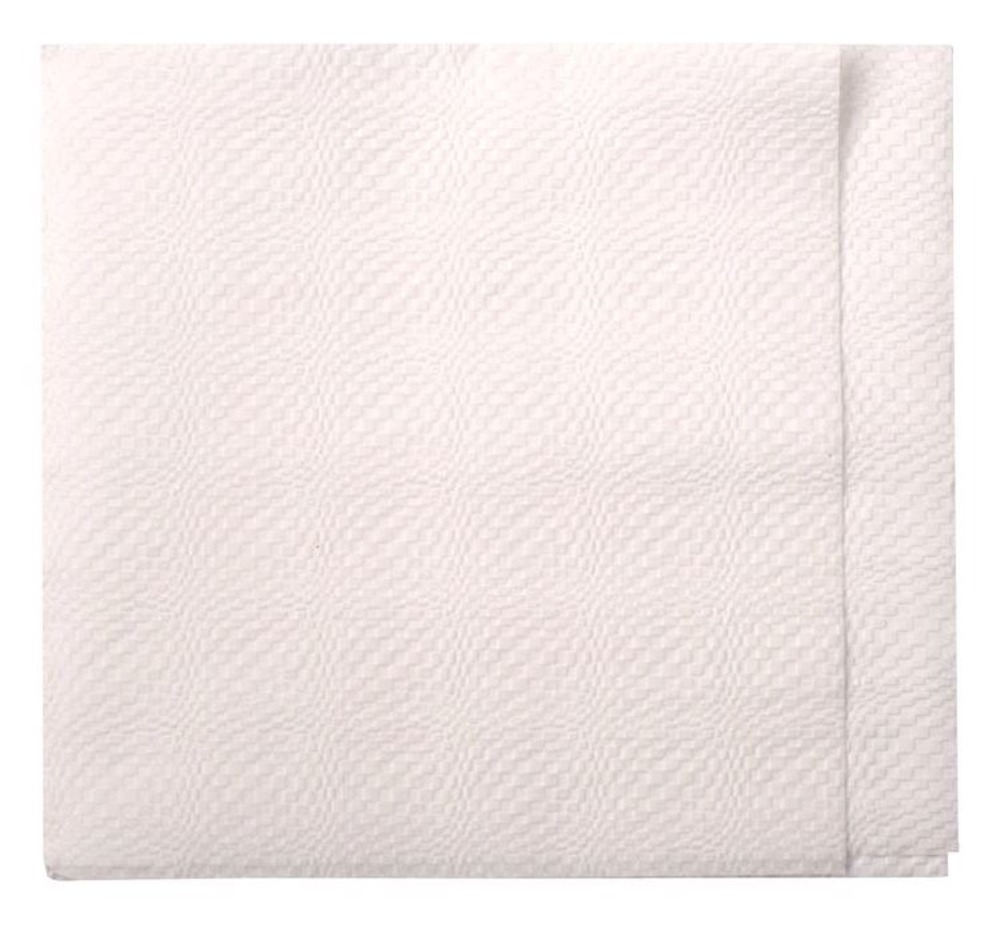 Serviette ouate 29x29 cm blanc pliage décalé ecolabell colis de 3000 - manufacture de l'ephemere