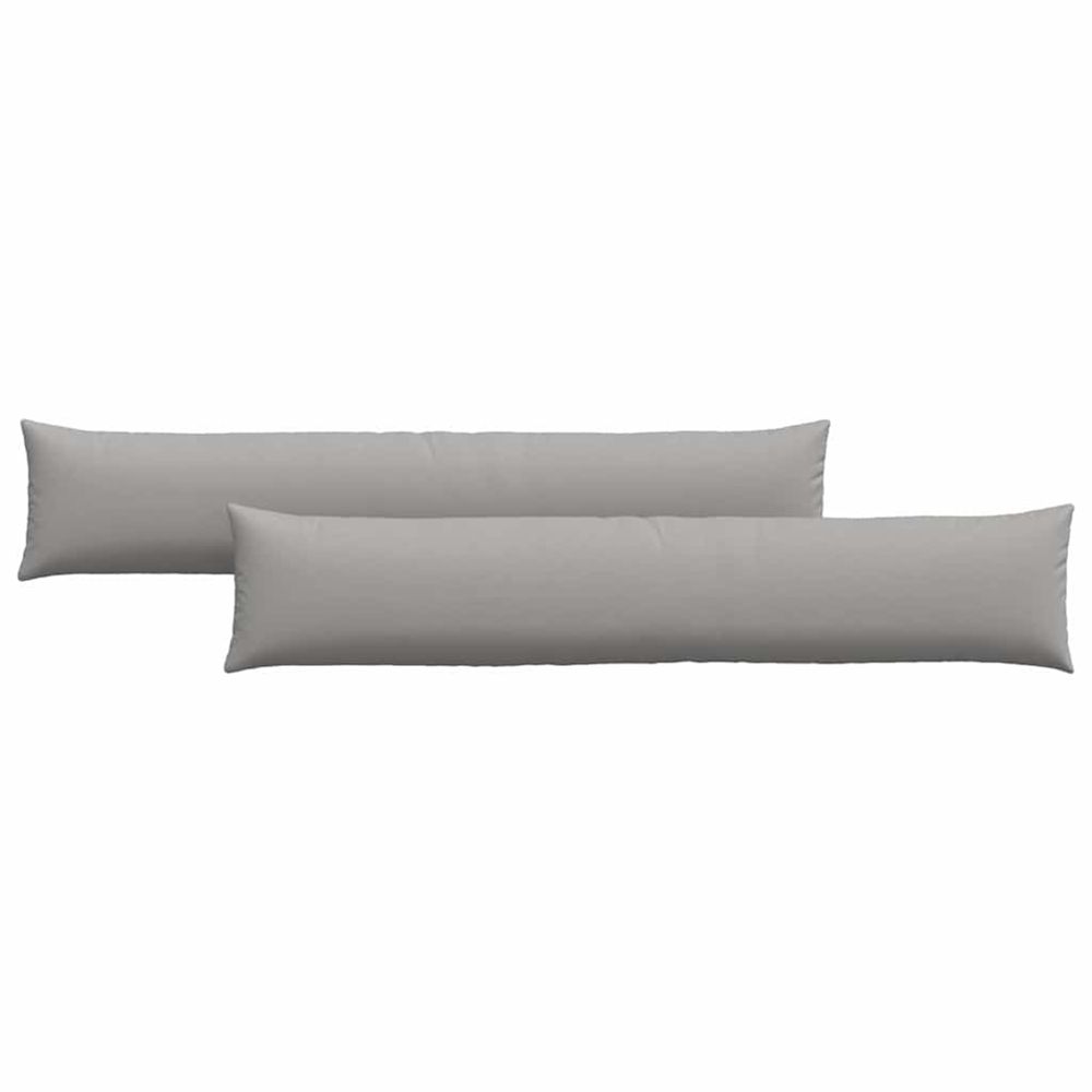 Coussins de canapé 2 pc tissu gris nuage 200 x 40 cm