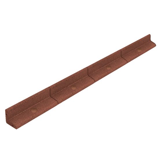 Lot de 26 bordures de jardin flexibles en caoutchouc 1,2 m & maillet - terre cuite