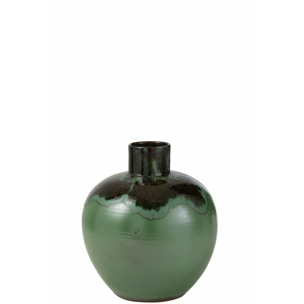 Vase en céramique vert 37x37x47cm