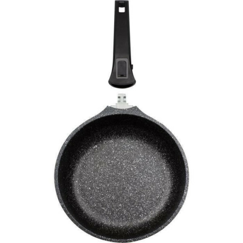 Wok fonte d'aluminium - - easy click - 28 cm - induction