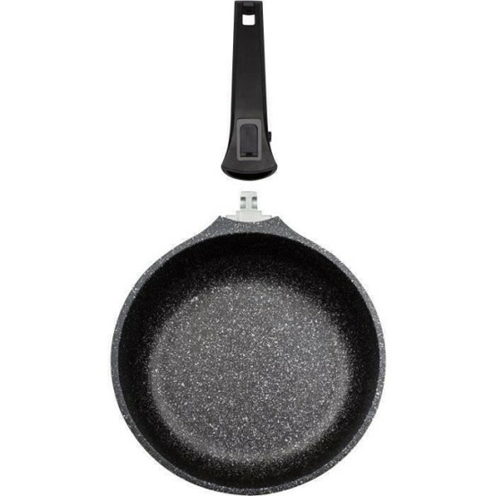 Wok fonte d'aluminium - - easy click - 28 cm - induction