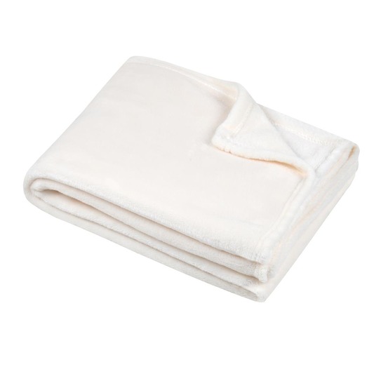 Plaid 130x160 cm collection confort ecru