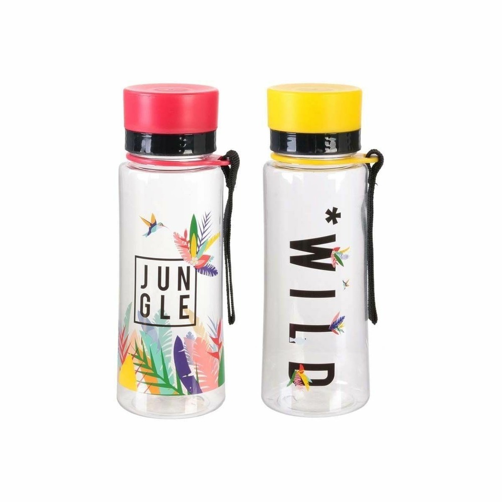 Bouteille de transport en plastique exotique 55 cl (lot de 2)