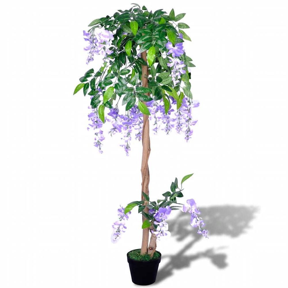 Wisteria artificiel avec pot 120 cm
