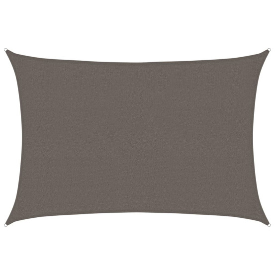 Voile d'ombrage 160 g/m² anthracite 2,5x4 m pehd