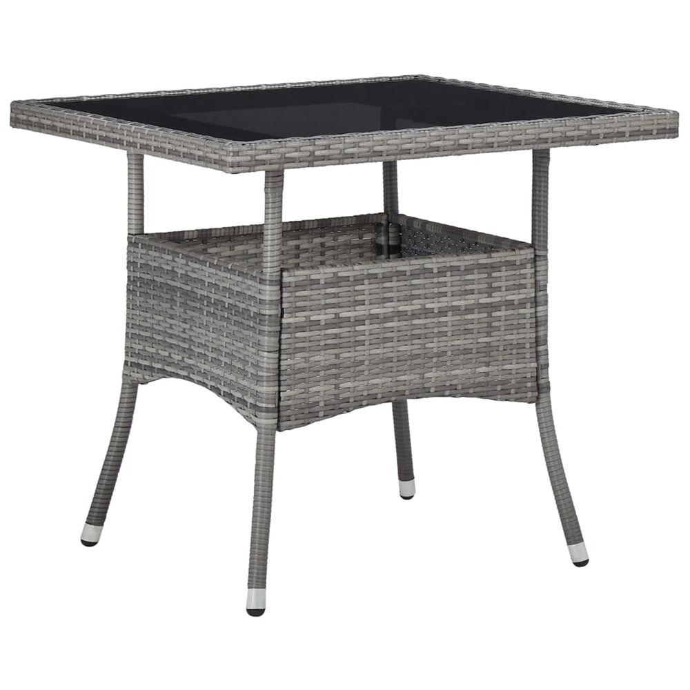 TABLE A MANGER D EXTERIEUR GRI-(869989)