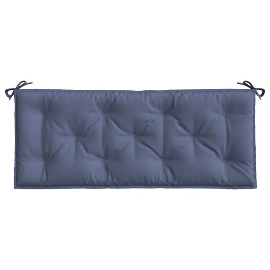 Coussin de banc de jardin bleu marine 120x50x7 cm tissu oxford