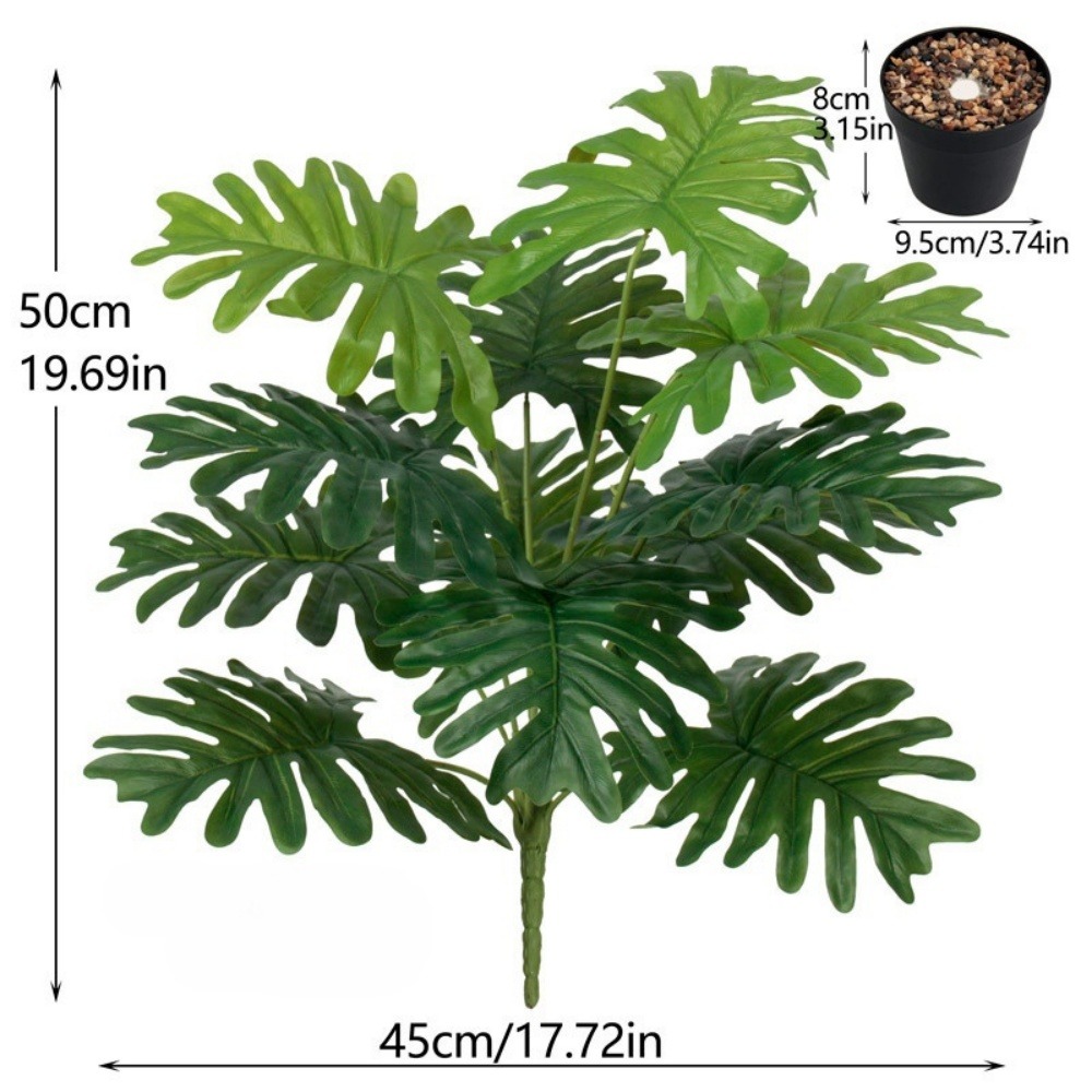 Plantes artificielles-philodendron selloum