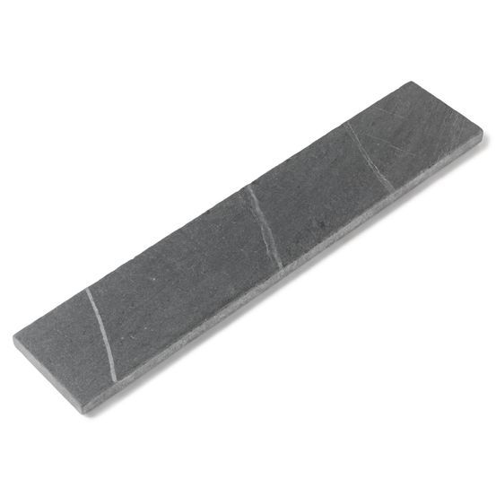 Margelle de piscine ardoise noire vieillie 100x20x3 cm bord droit (à l'unité) - ro'ma nature