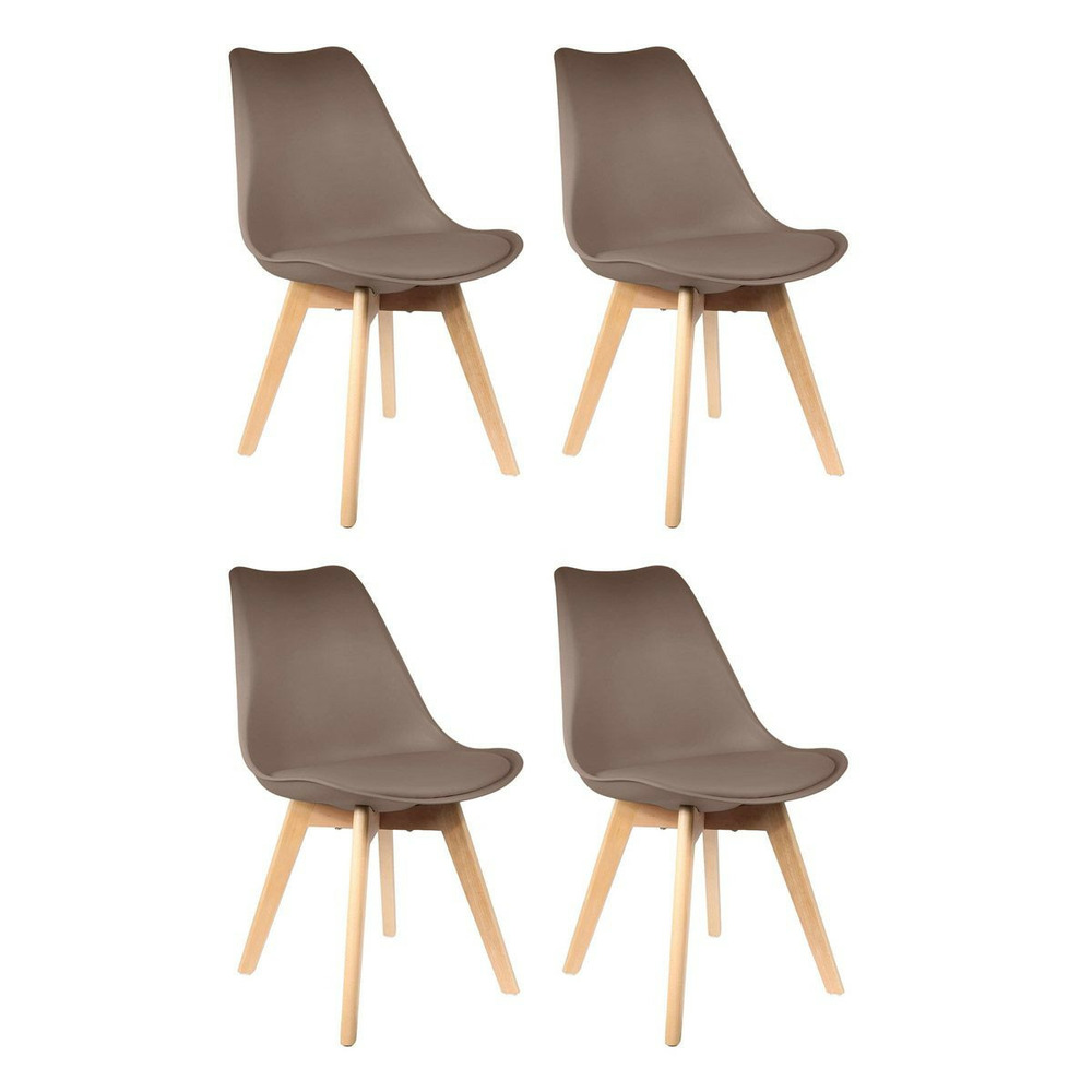 Lot de 4 chaises scandinave 