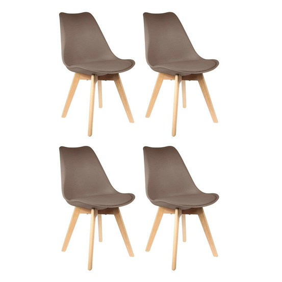Lot de 4 chaises scandinave