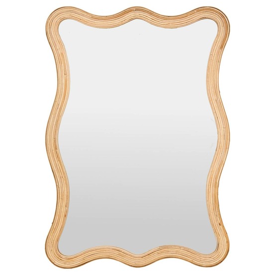 Miroir mural maggie beige 100x70cm