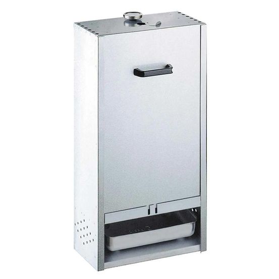 Fumoir peetz 52001 acier aluminisé 75 cm