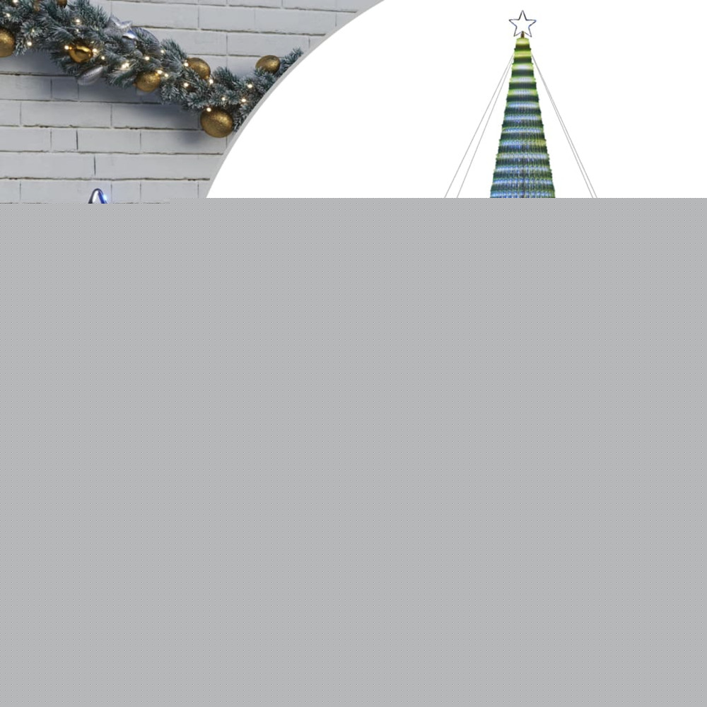 Sapin de noël à led 1544 led bleu 500 cm