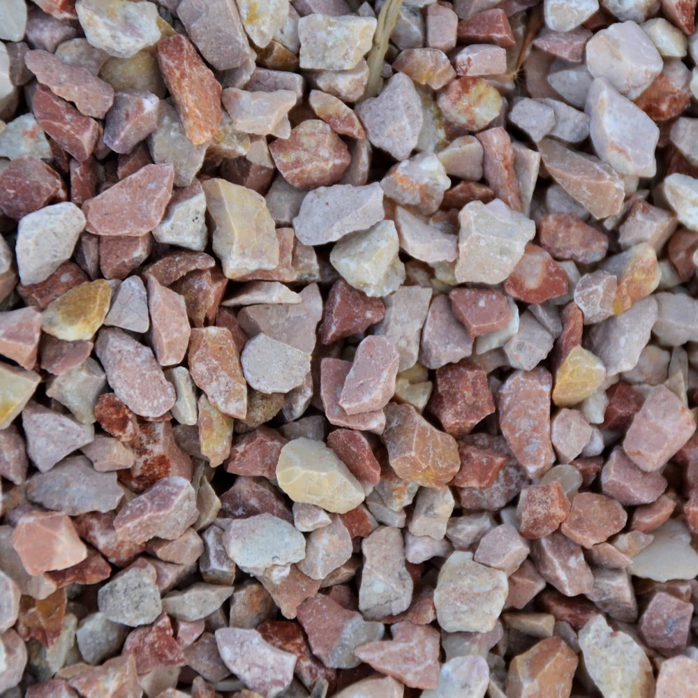 Pack big bag 80m² gravillon rose de marbre 4/8 = 4 big bag 1,5t