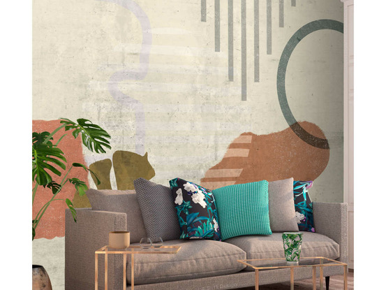 Papier peint - abstract landscape 400 x 280 cm - artgeist