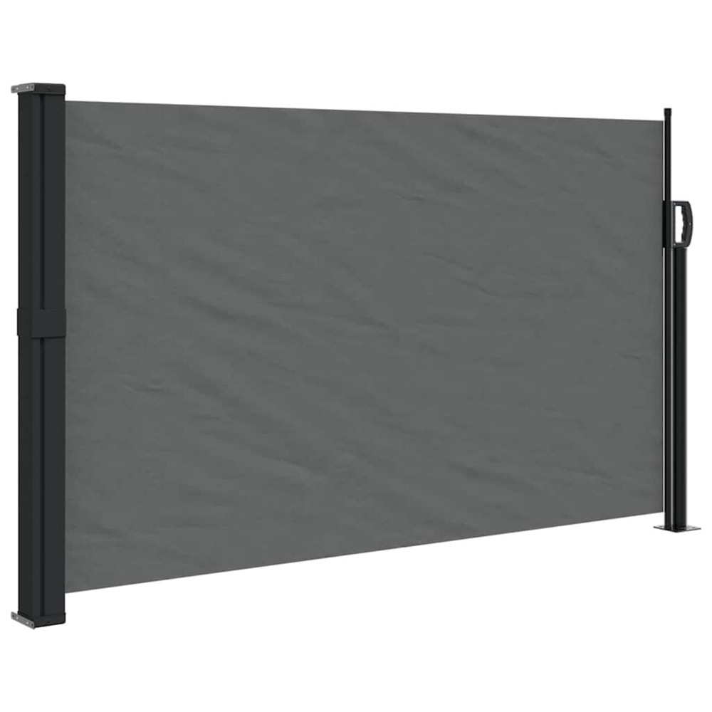 Store latéral rétractable anthracite 120 x 500 cm