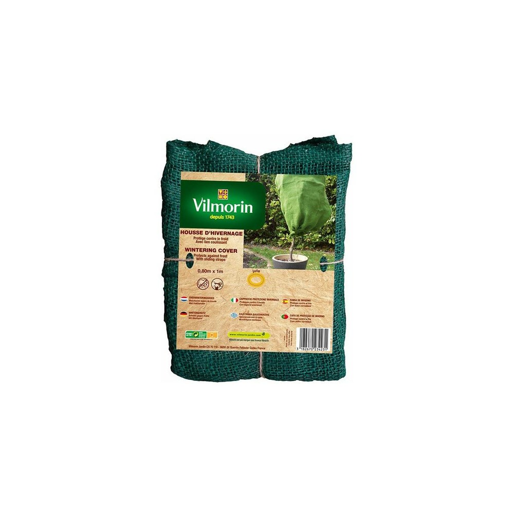 Housse d'hivernage en jute vilmorin  0.80m x 1.0m