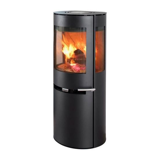 Poele a bois - aduro 9.5 - 50299 - 6 kw - noir