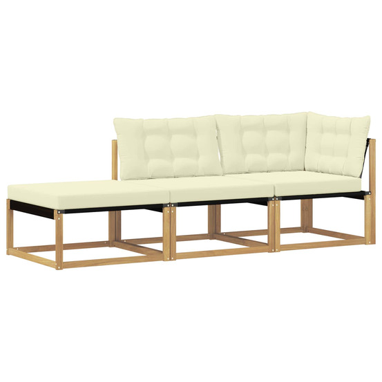 Unité de canapé sectionnel blanc 241,5 x 83 x 73 cm