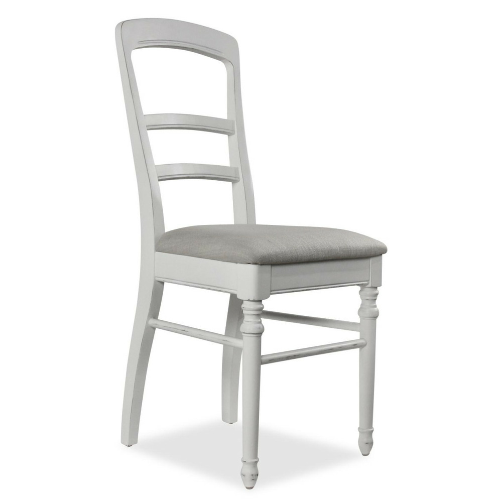 Lot de 2 chaises bois blanc - interior's