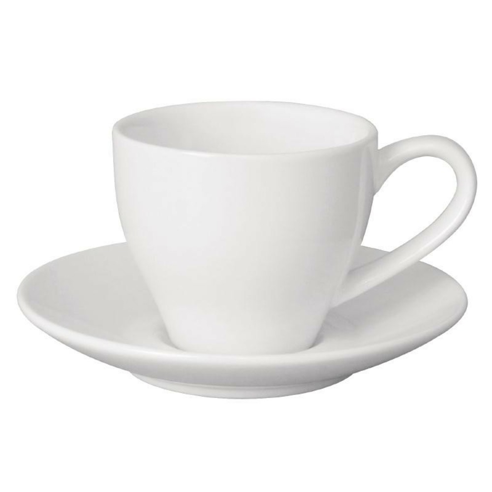 Soucoupe pour tasse expresso blanche lot de 12 olympia