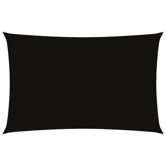 Voile de parasol tissu oxford rectangulaire 2,5x5 m noir