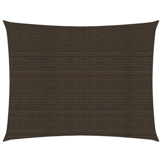 Voile d'ombrage 160 g/m² 6 x 7 m pehd marron