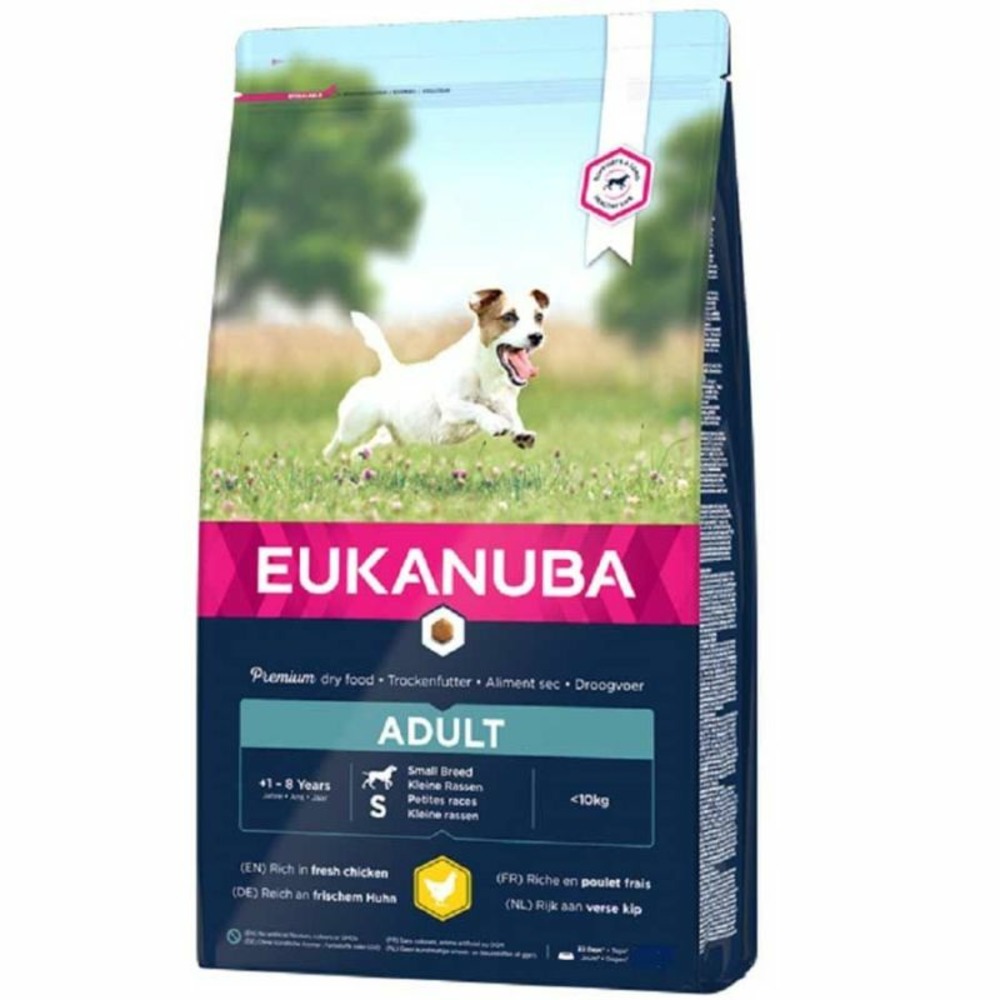 Croquettes chien adult small poulet - eukanuba 15 kg