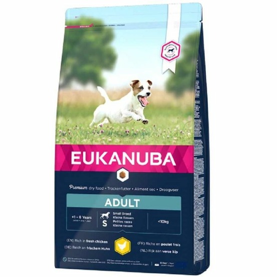 Croquettes chien adult small poulet - eukanuba 15 kg