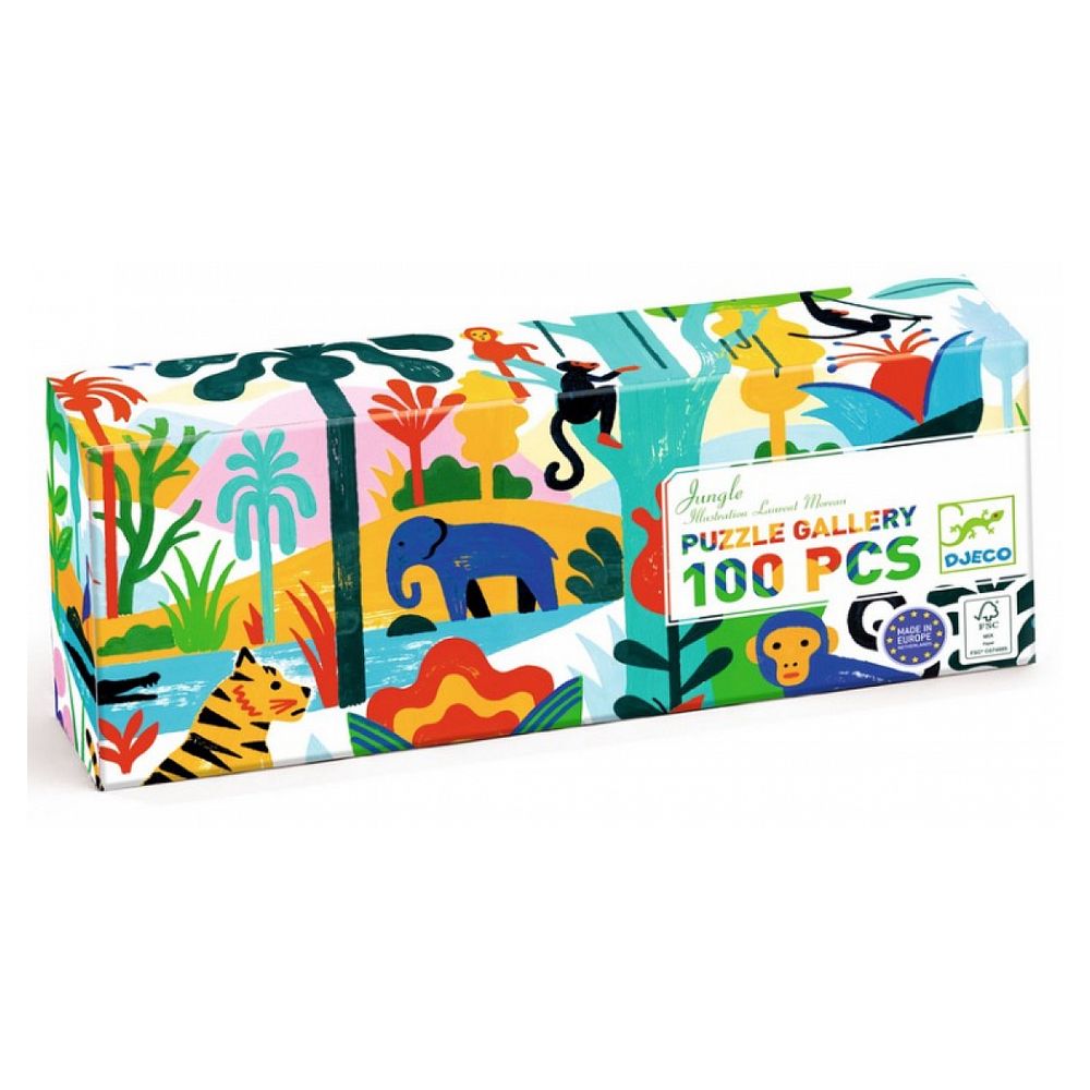 Puzzle 100 p jungle djeco