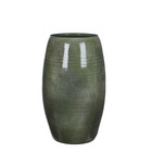 Vase en terre cuite vert h50