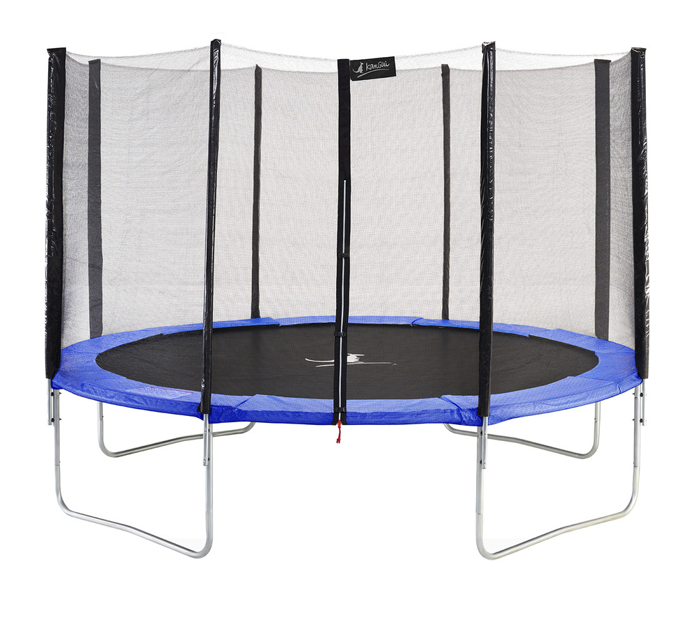 Trampoline rond bleu ø430cm avec filet de protection