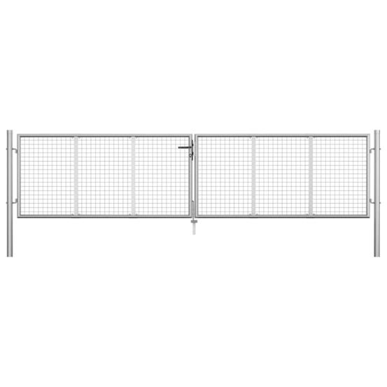 PORTE DE JARDIN ACIER GALVA 13-(864215)