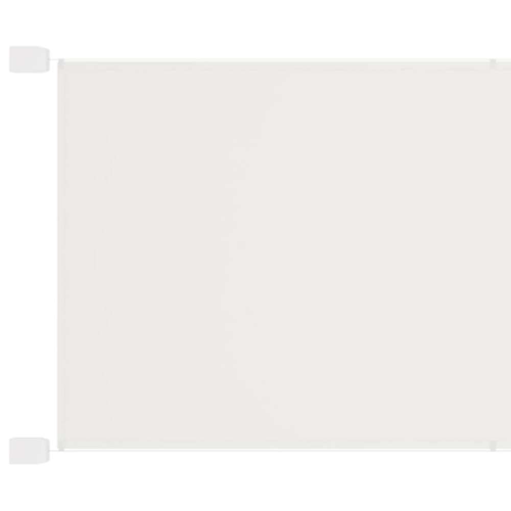 Auvent vertical blanc 140x420 cm tissu oxford