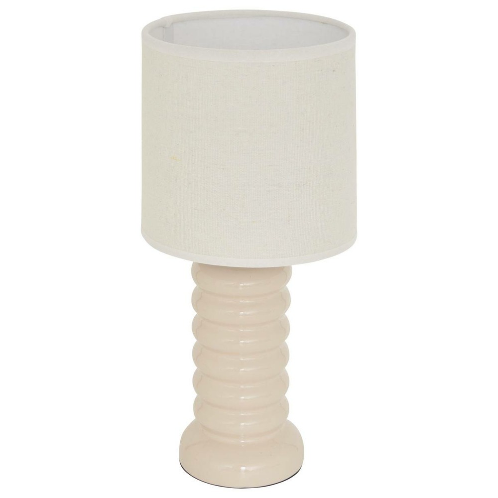 Lampe vinas beige h33cm
