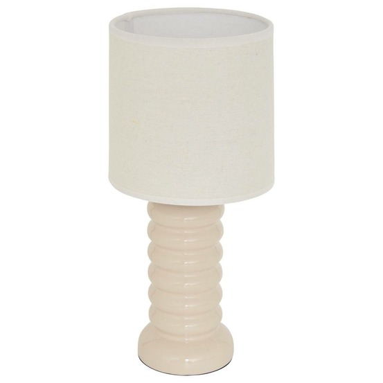 Lampe vinas beige h33cm