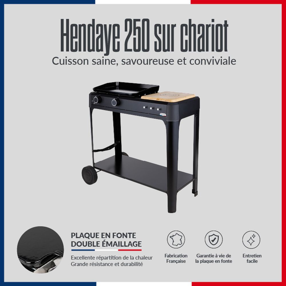 Plancha au gaz hendaye 250