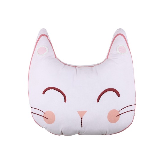 Coussin zoeline tete de chat