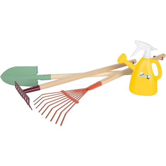 Outils de jardinage avec arrosoir tiny garden