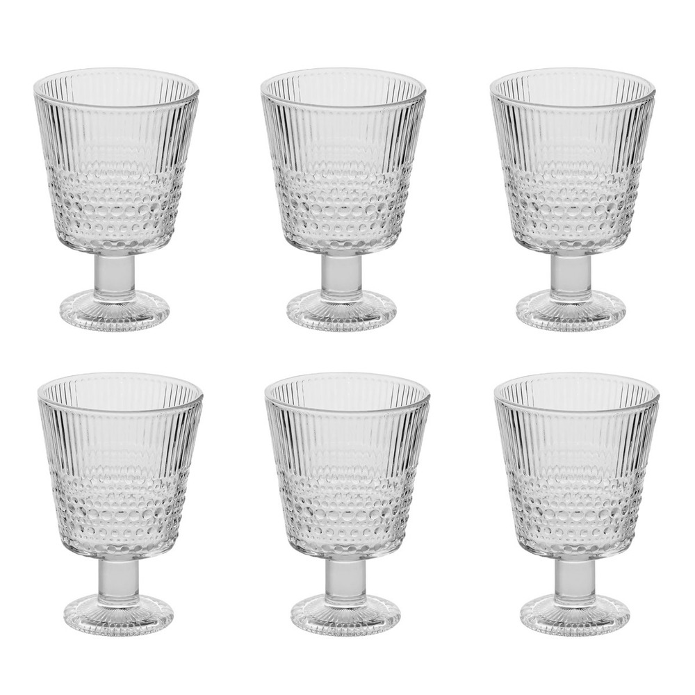 Lot de 6 verres à vin 