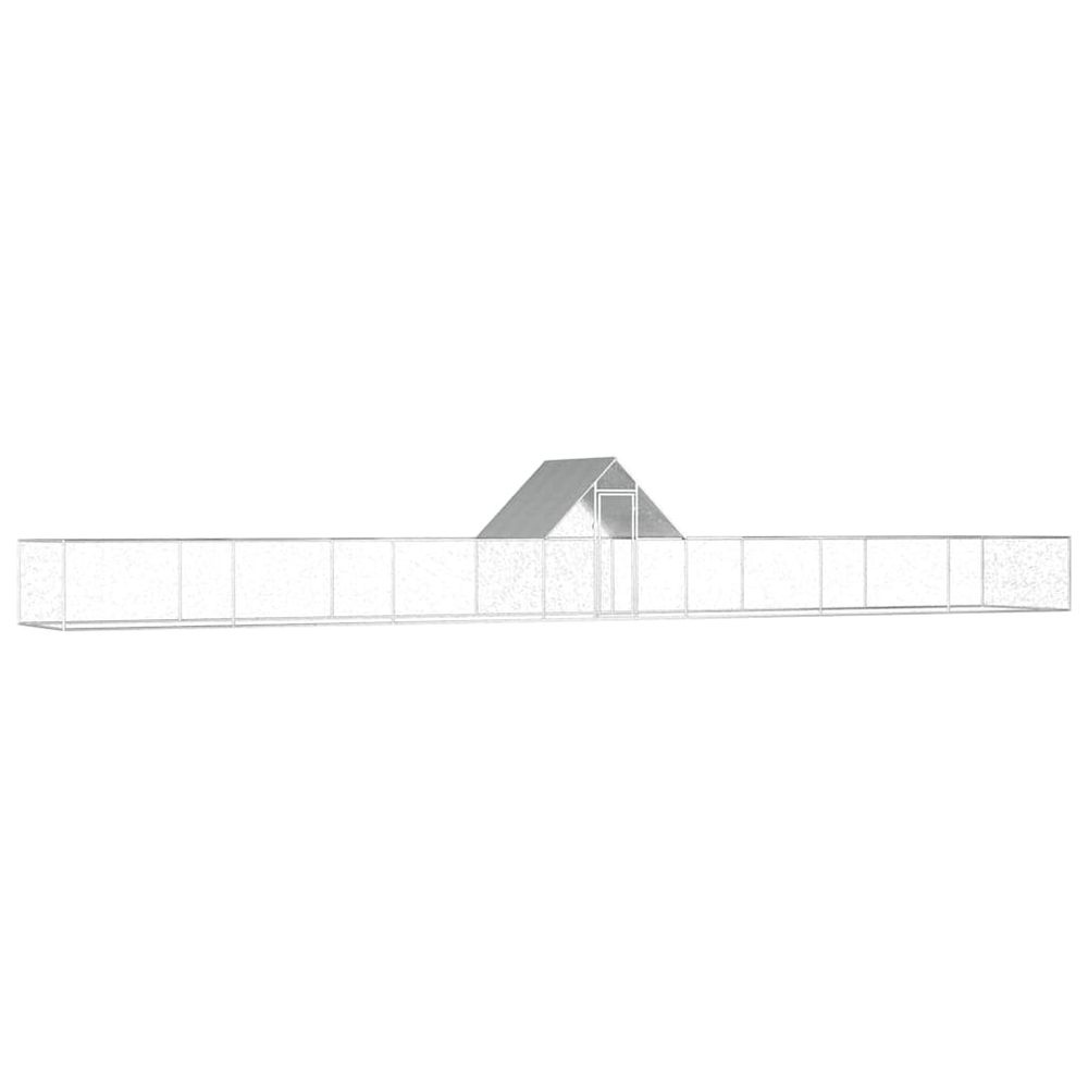 POULAILLER 14 X 2 X 2 M ACIER-(868579)