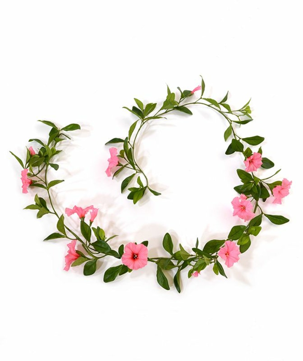 Pétunia guirlande artificielle deluxe 180 cm rose
